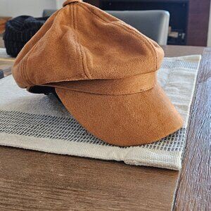 Newsboy Cap/Baker boy hat suede